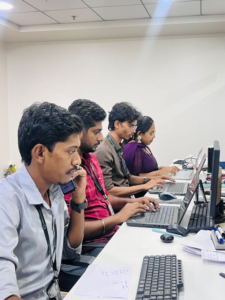 bristle tech team working together
